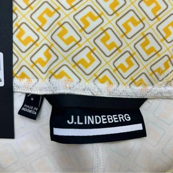 J LINDEBERG LEGGINGS WOMENS SMALL ZENA PRINT WHITE MONOGRAM AWJS07040-A023 - Picture 4 of 15